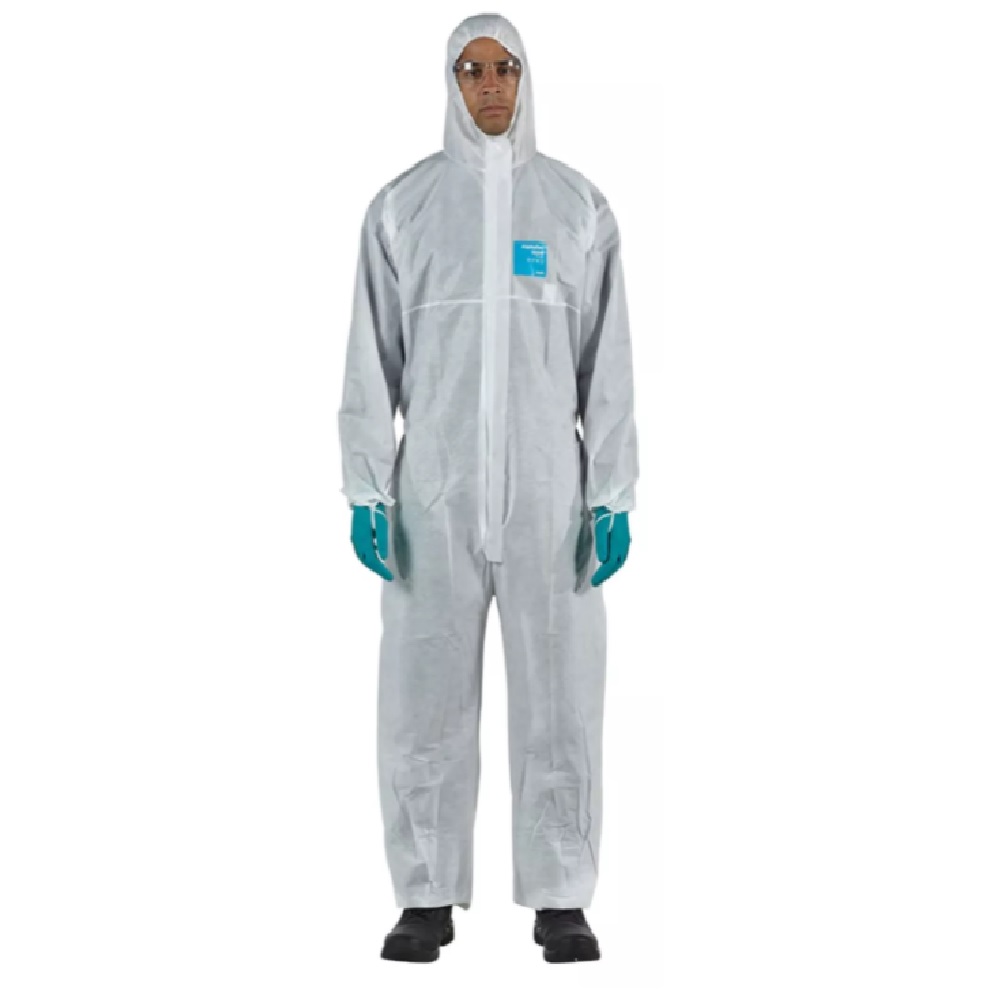 Ansell AlphaTec 1500-WH (M-Size) Plus Chemical Protection Coverall With Hood 111